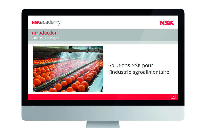 L’Académie NSK ajoute un module de formation en ligne portant sur les applications alimentaires